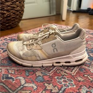 On Running Women Beige Sneakers